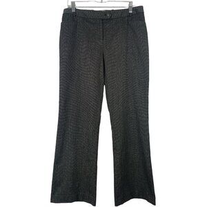 Calvin Klein Womens Modern Fit Dress Pants Black Gray Bootcut Size 12P